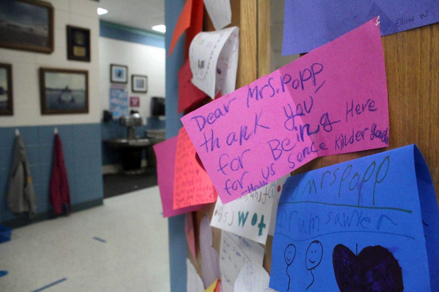 Thank you notes at Neenah Creek